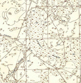 1937 Topo Map of Bakersville Quad Florida St. Johns County