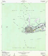 1943 Map of Key West Quad Florida