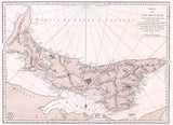 1778 Map of Prince Edward Island Canada