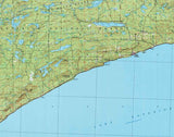 1977 Topo Map of Grand Marais Minnesota Lake Superior