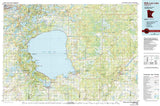 1985 Topo Map of Mille Lacs Lake MN Quadrangle