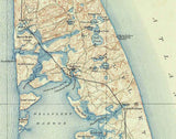 1889 Topo Map of Wellfleet Massachusetts Quad