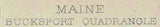 1900 Topo Map of Bucksport Maine Quad