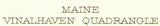 1904 Topo Map of Vinalhaven Maine Quad North Haven