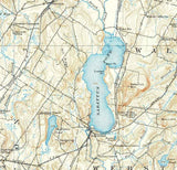 1908 Topo Map of Lewiston Maine Quad