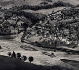 1896 Panoramic Map of Dixfield Maine