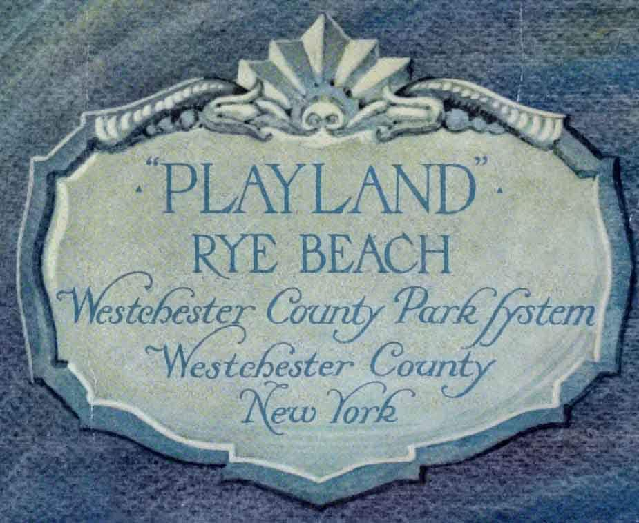 1927 Panoramic Map of Rye Beach Westchester County Park New York PlayLand