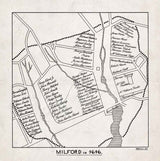 1646 Map of Milford Connecticut