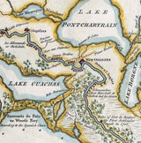 1761 Map of The Mississippi River