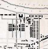 1832 Map of Lowell and Belvidere Village Massachusetts