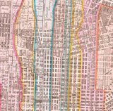 1861 Map of St Louis Missouri