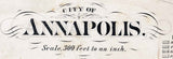 1878 Map of Annapolis Maryland