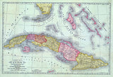 1897 Map of Cuba