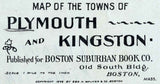 1899 Map of Plymouth and Kingston Massachusetts