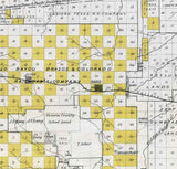 1870 Farm Line Map of Callahan County Texas