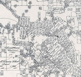 1879 Farm Line Map of Kerr County Texas