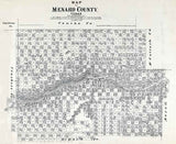 1879 Farm Line Map of Menard County Texas