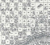 1879 Farm Line Map of Menard County Texas
