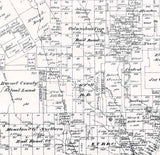 1879 Farm Line Map of Runnels County Texas