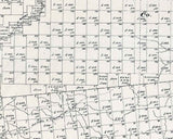 1879 Farm Line Map of Shackelford County Texas
