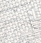 1880 Farm Line Map of Fisher County Texas