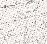 1890 Farm Line Map of Nolan County Texas