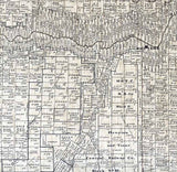 1897 Farm Line Map of Concho County Texas