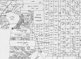 1879 Farm Line Map of Chambers County Texas