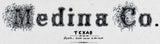 1879 Farm Line Map of Medina County Texas