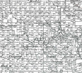 1888 Farm Line Map of Kent County Texas