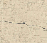 1897 Farm Line Map of Franklin County Texas