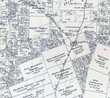 1899 Farm Line Map of Angelina County Texas