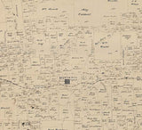 1901 Farm Line Map of Fannin County Texas