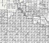 1891 Farm Line Map of Dickens County Texas