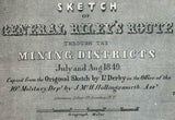1849 Map of Mining Districts California