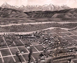 1883 Panoramic Map of Livingston Montana Gallatin County