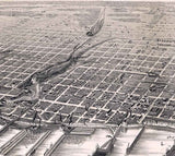 1890 Panoramic Map of Ashland Lake Superior Wisconsin