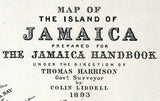 1893 Map of Jamaica