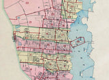 1911 Map of the Town of New Bedford Massachusetts