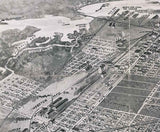 1913 Panoramic Map of Superior Wisconsin