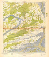 1919 Topo Map of Legareville South Carolina Quadrangle