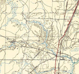 1941 Topo Map of Chickasaw Alabama Quadrangle