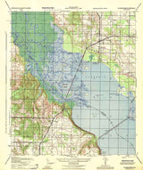 1944 Topo Map of Floridatown Florida Quadrangle