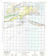 1944 Topo Map of Fort Barrancas Florida Quadrangle