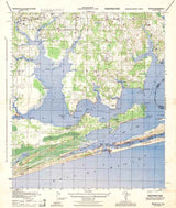 1944 Topo Map of Miflin Alabama Quadrangle