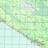 1943 Topo Map of Panama City Beach Florida Quadrangle