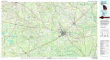 1978 Topo Map of Waycross Georgia Quadrangle