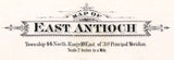 1885 Map of East Antioch Township Lake County Illinois