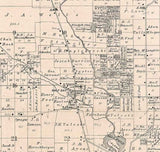 1885 Map of Vernon Township Lake County Illinois