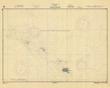 1957 Nautical Map of The Farallon Islands California